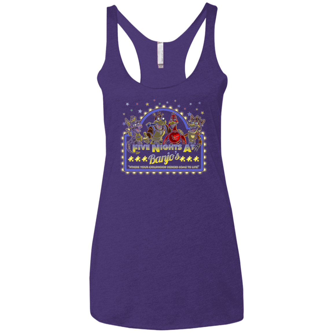 Five Nights at Banjos Women's Triblend Racerback Tank