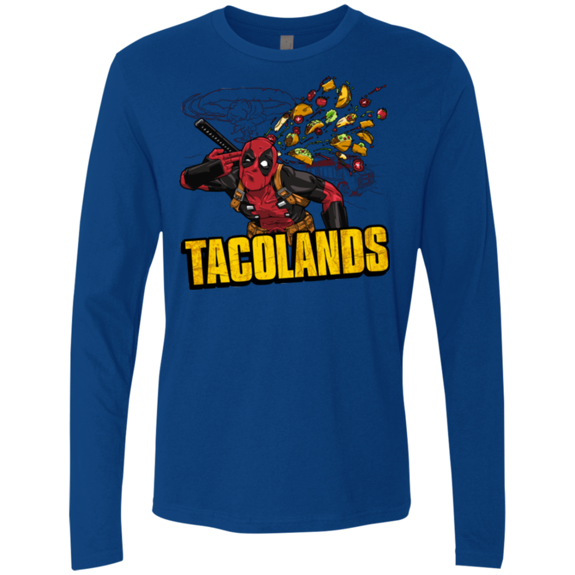 Tacolands Men's Premium Long Sleeve