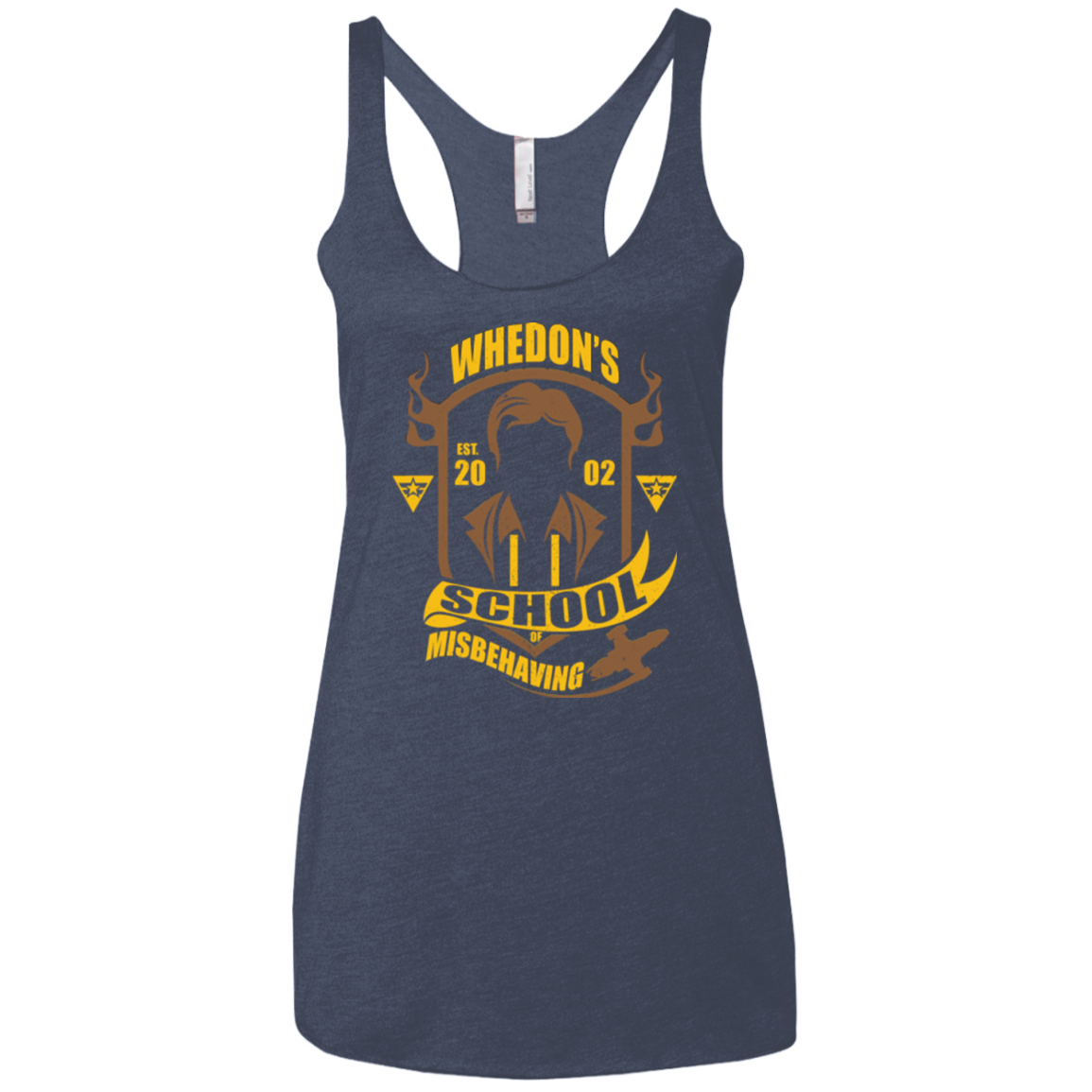 School of Misbehaving Women's Triblend Racerback Tank