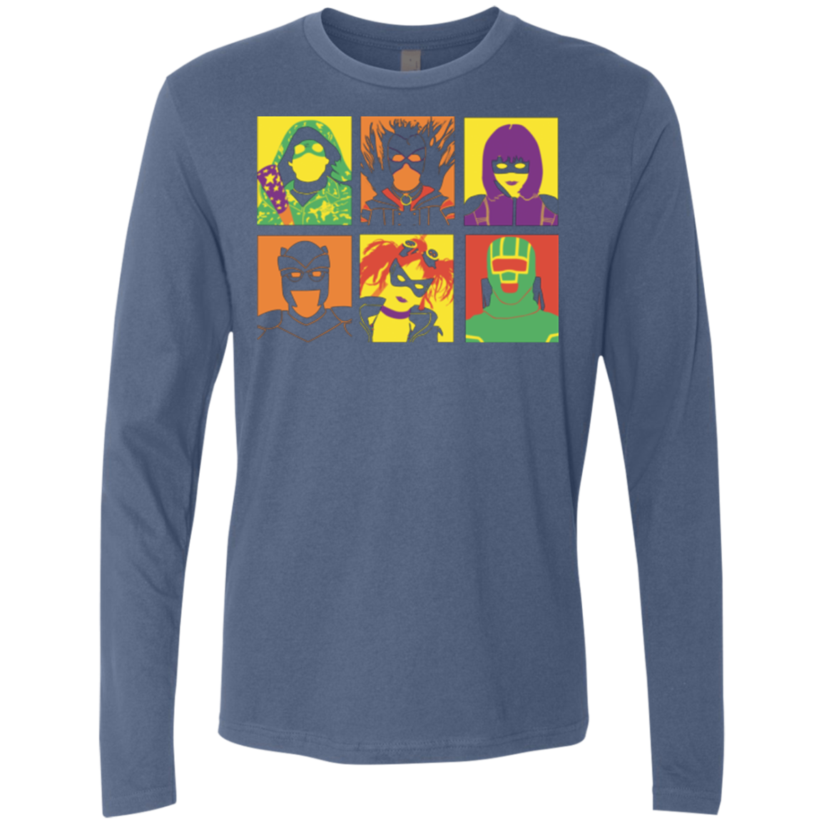 Kick Ass pop Men's Premium Long Sleeve