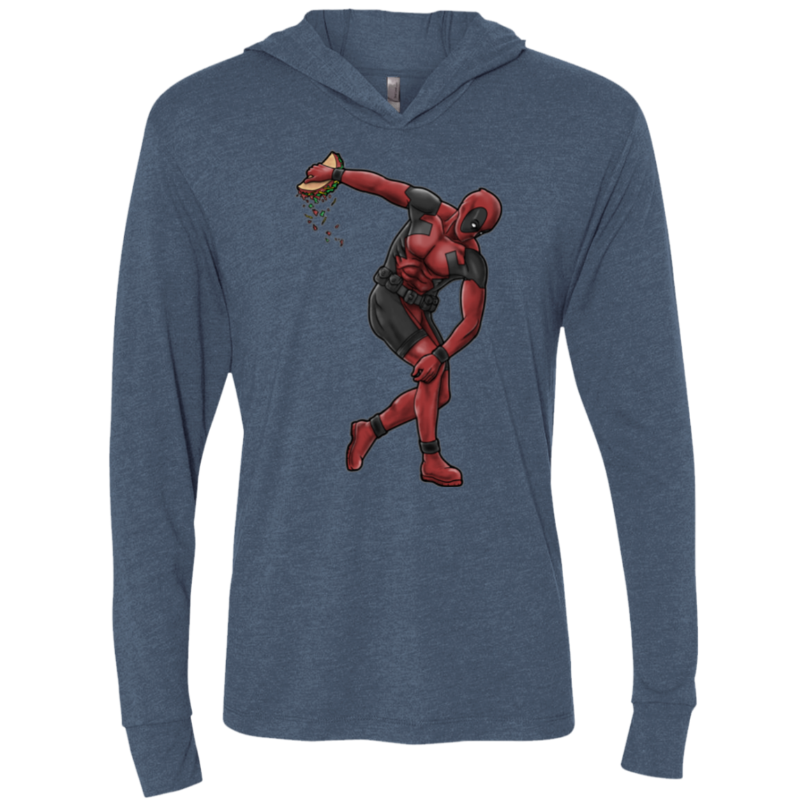 Tacobolus Triblend Long Sleeve Hoodie Tee