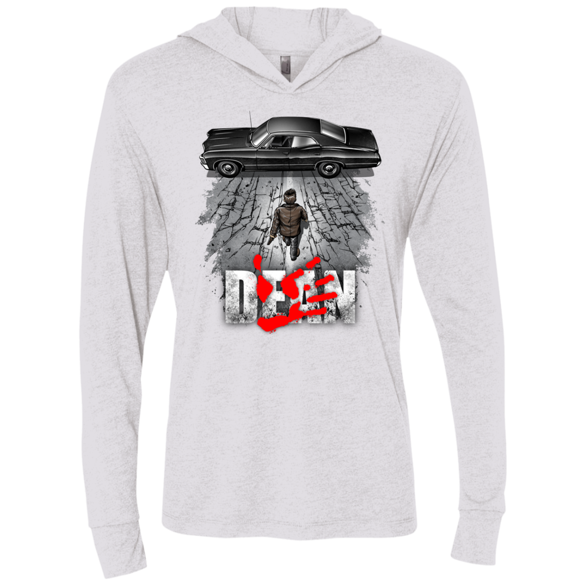 Dean Triblend Long Sleeve Hoodie Tee