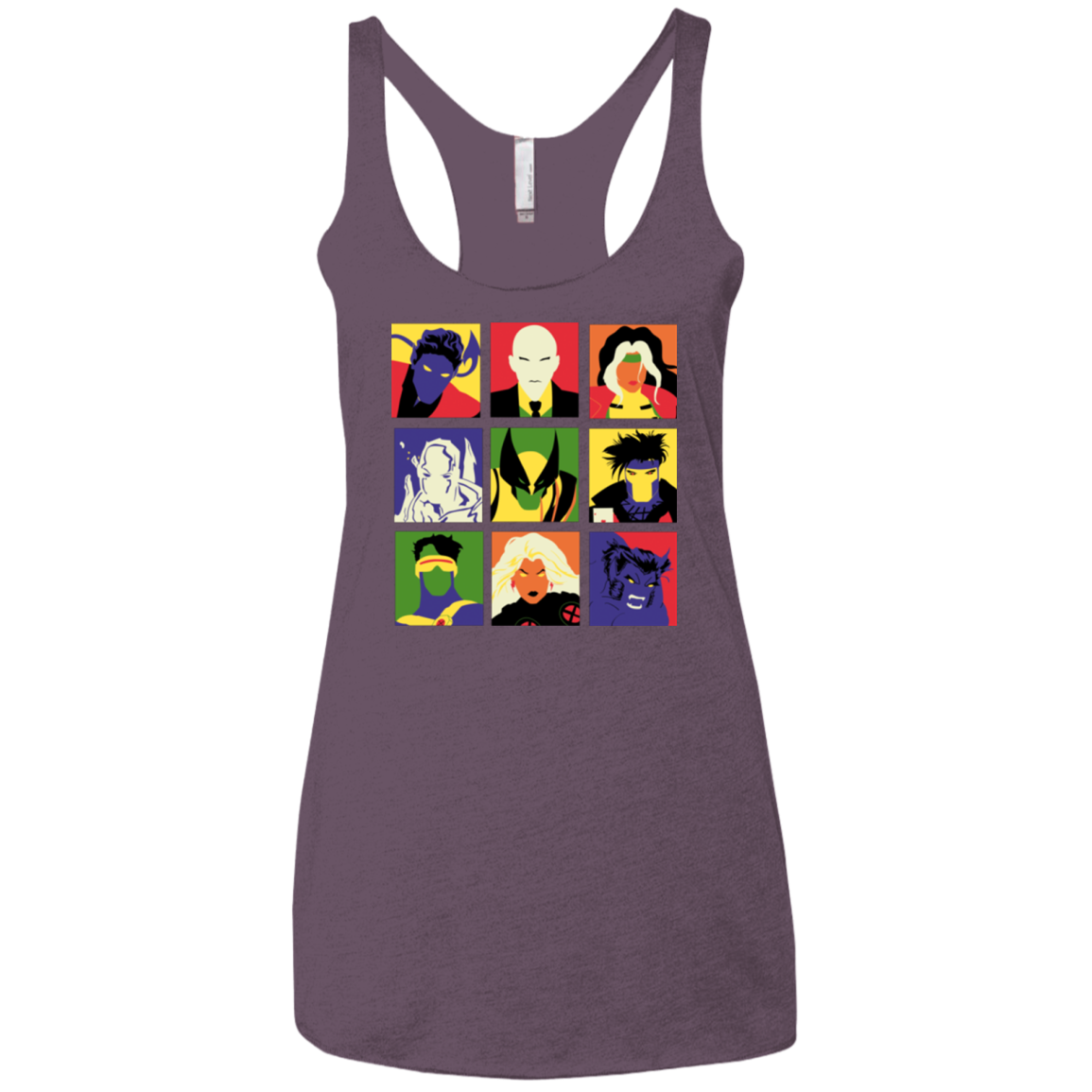X pop Women's Triblend Racerback Tank