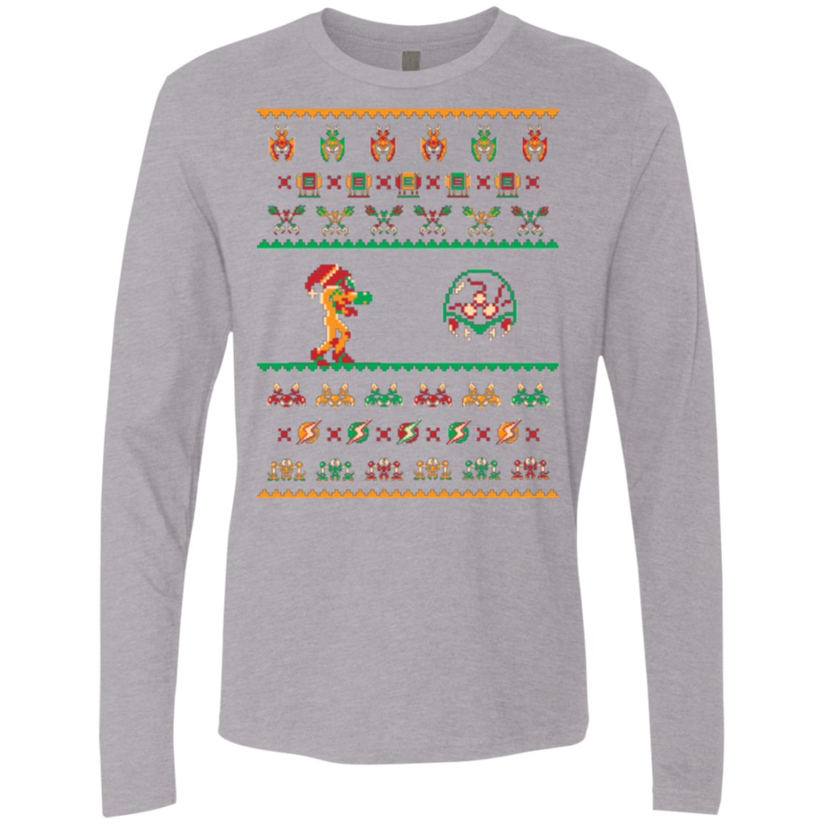 We Wish You A Metroid Christmas Men's Premium Long Sleeve