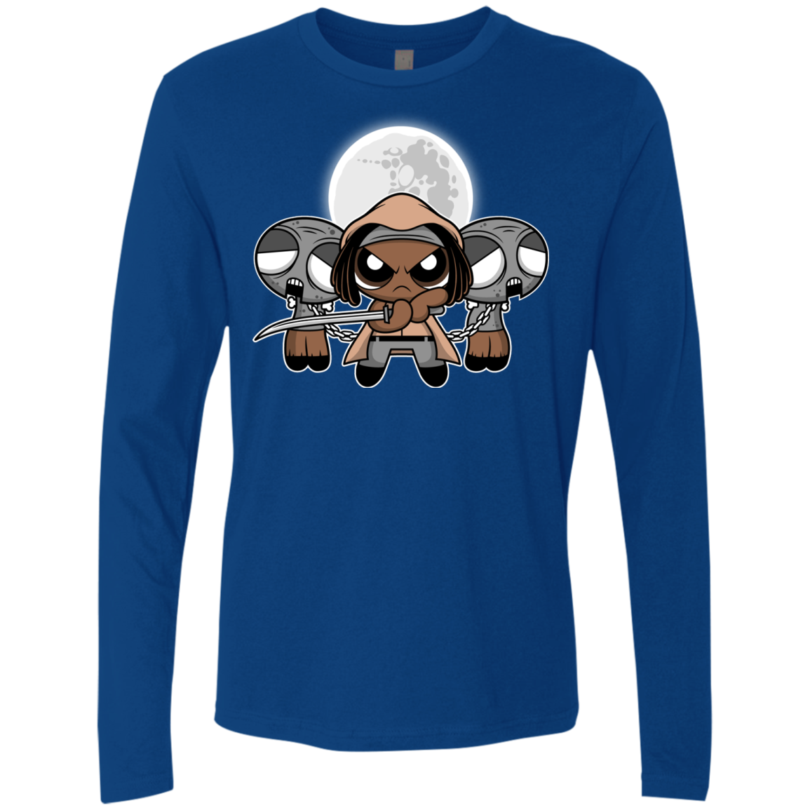 SHUFFLE AND SLICE AND NOT VERY NICE Men's Premium Long Sleeve