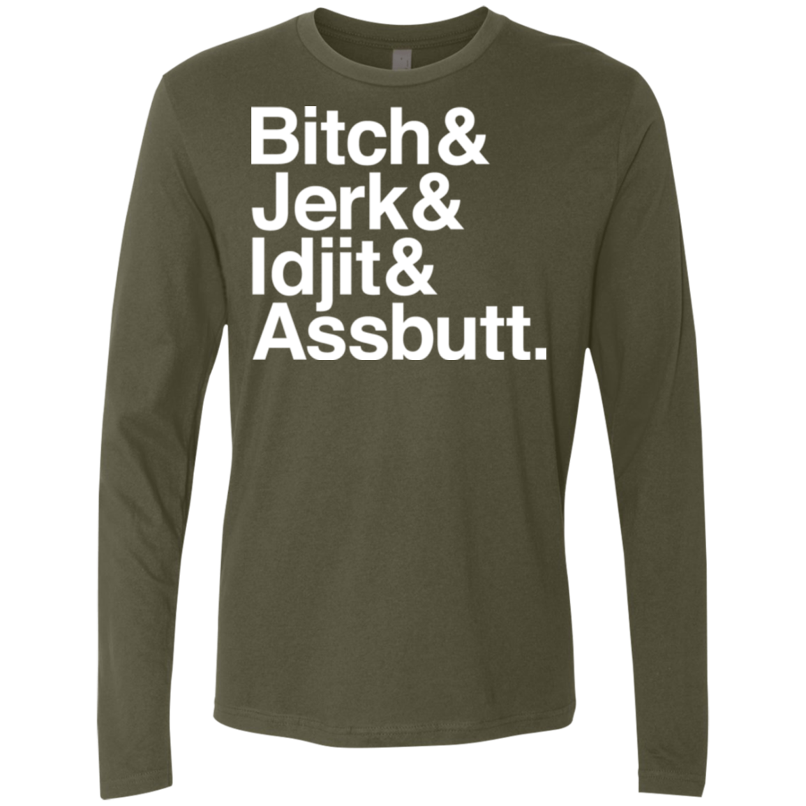 Team Free Will Helvetica Men's Premium Long Sleeve
