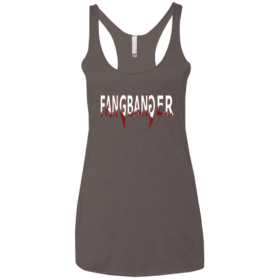 Fangbanger Women's Triblend Racerback Tank
