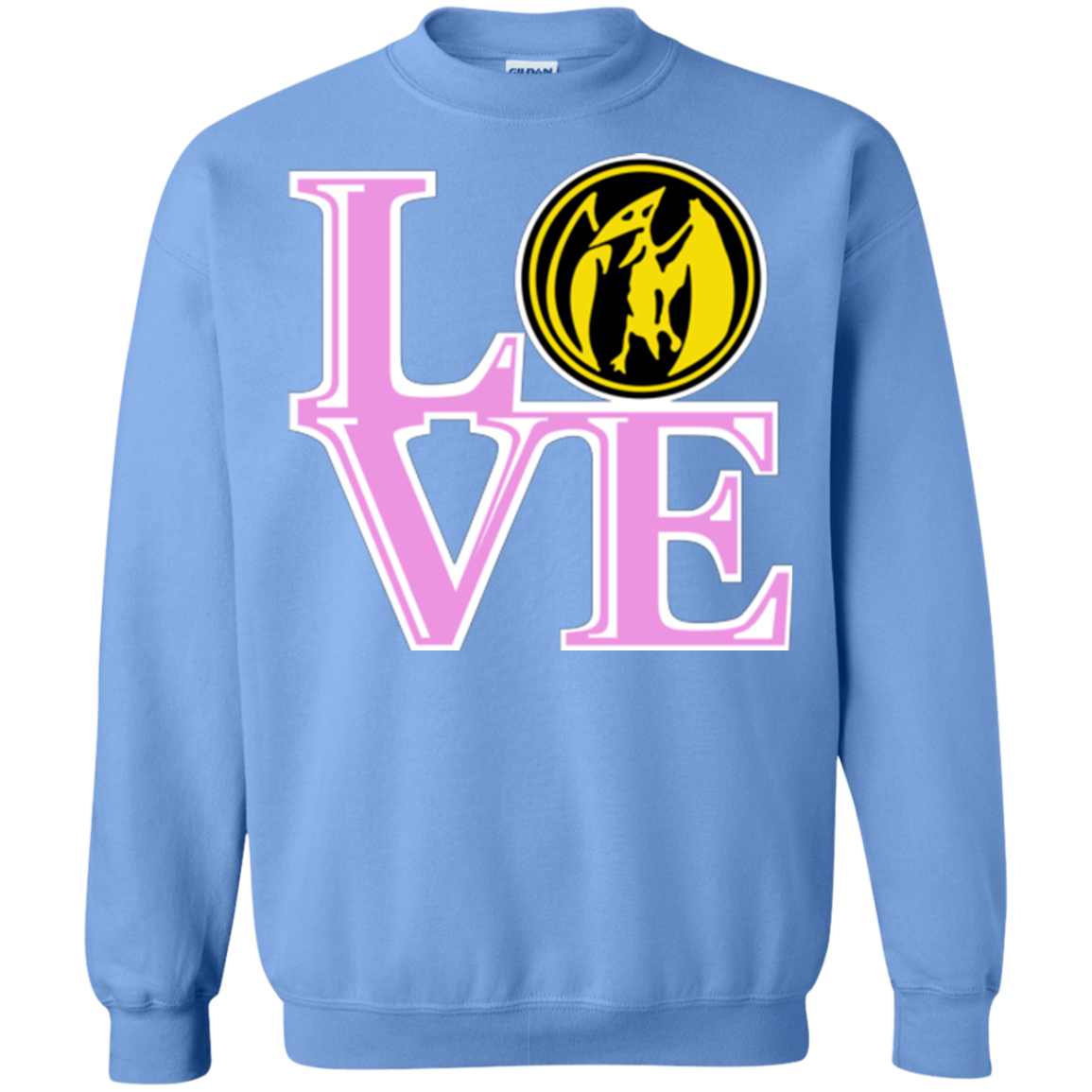 Pink Ranger LOVE Crewneck Sweatshirt