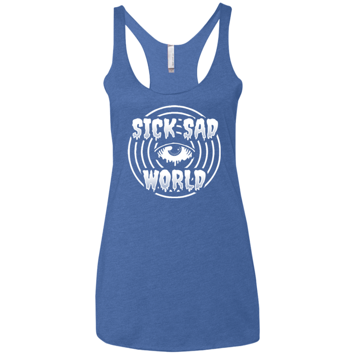 Sick Sad World Women's Triblend Racerback Tank