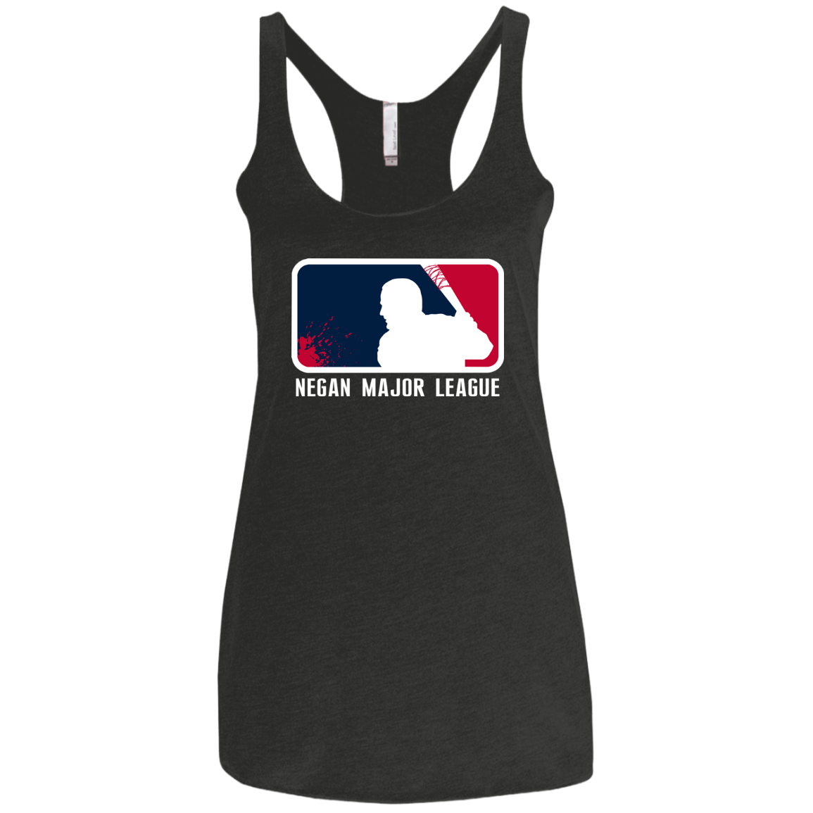 Negan Mayor League Women's Triblend Racerback Tank