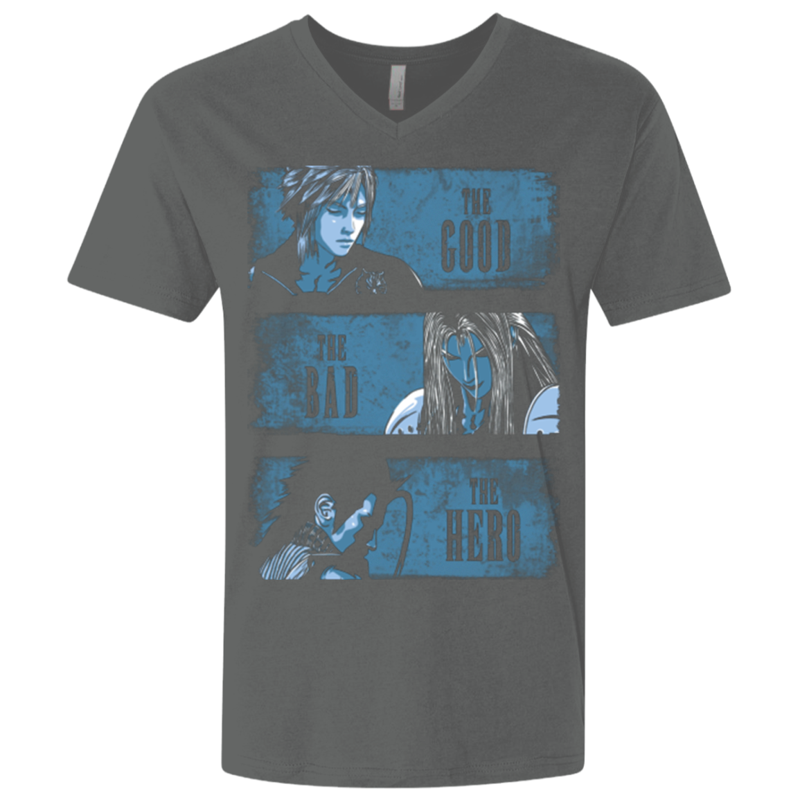 The Good the Bad and the Hero Men's Premium V-Neck
