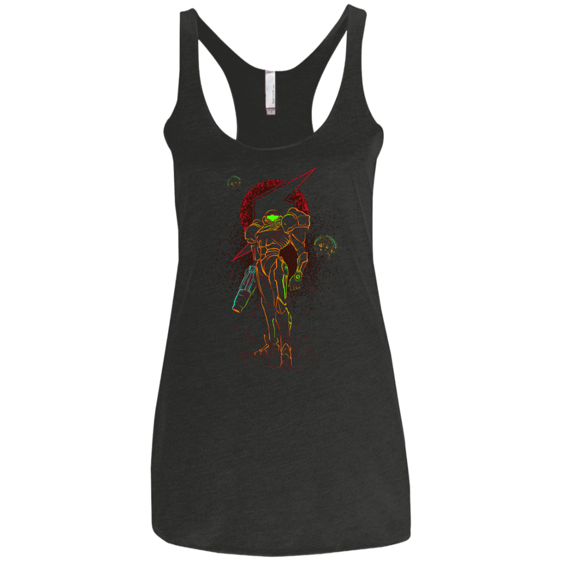 Shadow of the Bounty Hunter Women's Triblend Racerback Tank