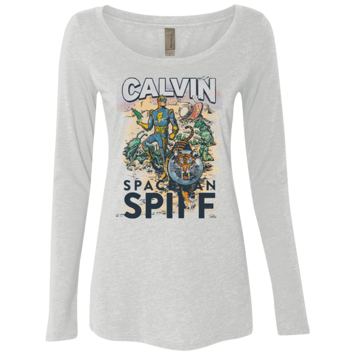 Spaceman Spiff Women's Triblend Long Sleeve Shirt