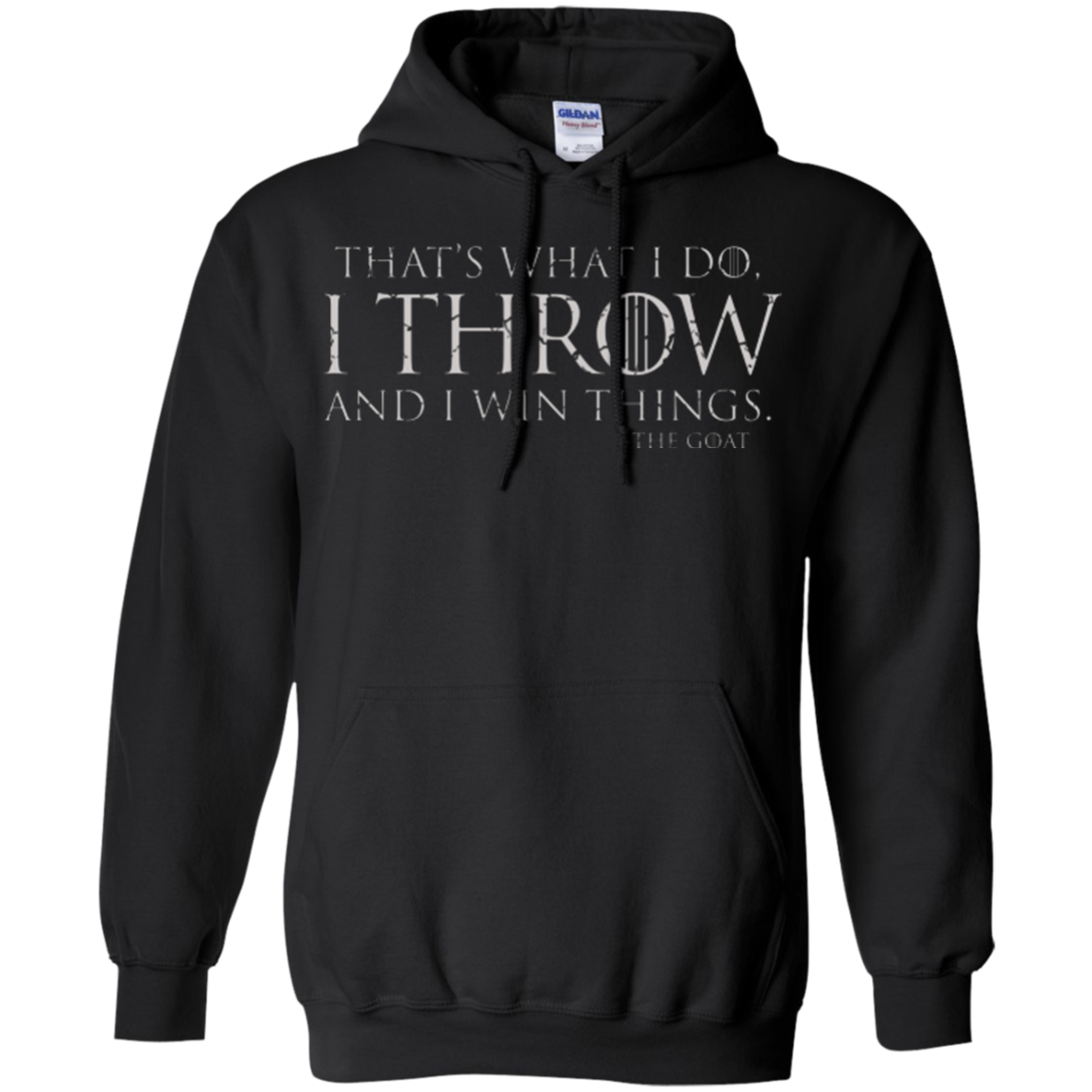 I Throw Pullover Hoodie