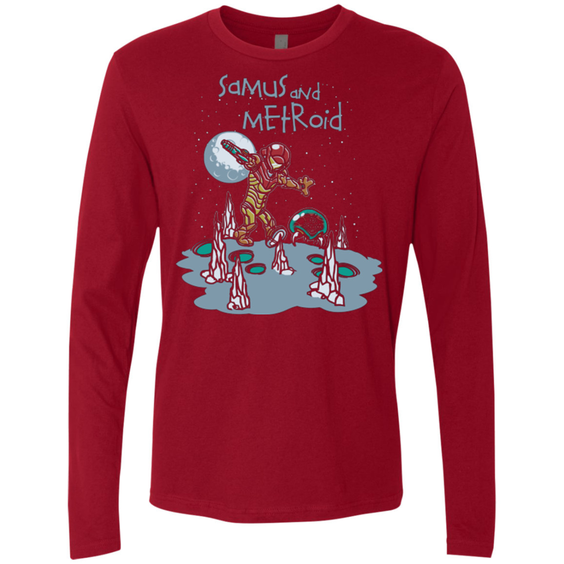Samus and Metroid Men's Premium Long Sleeve