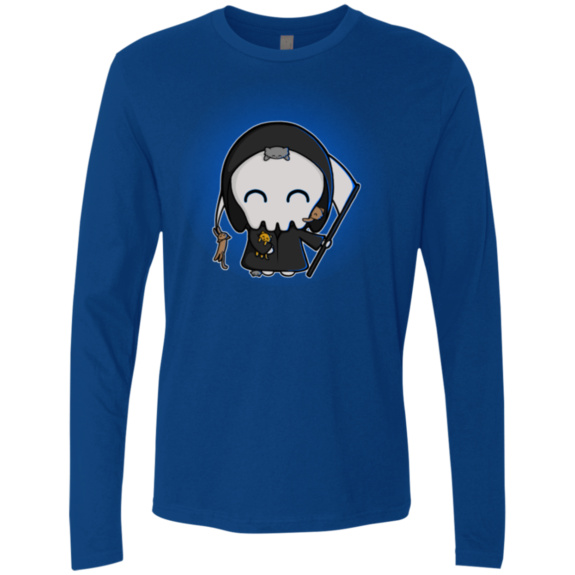 Death Loves Cats Men's Premium Long Sleeve