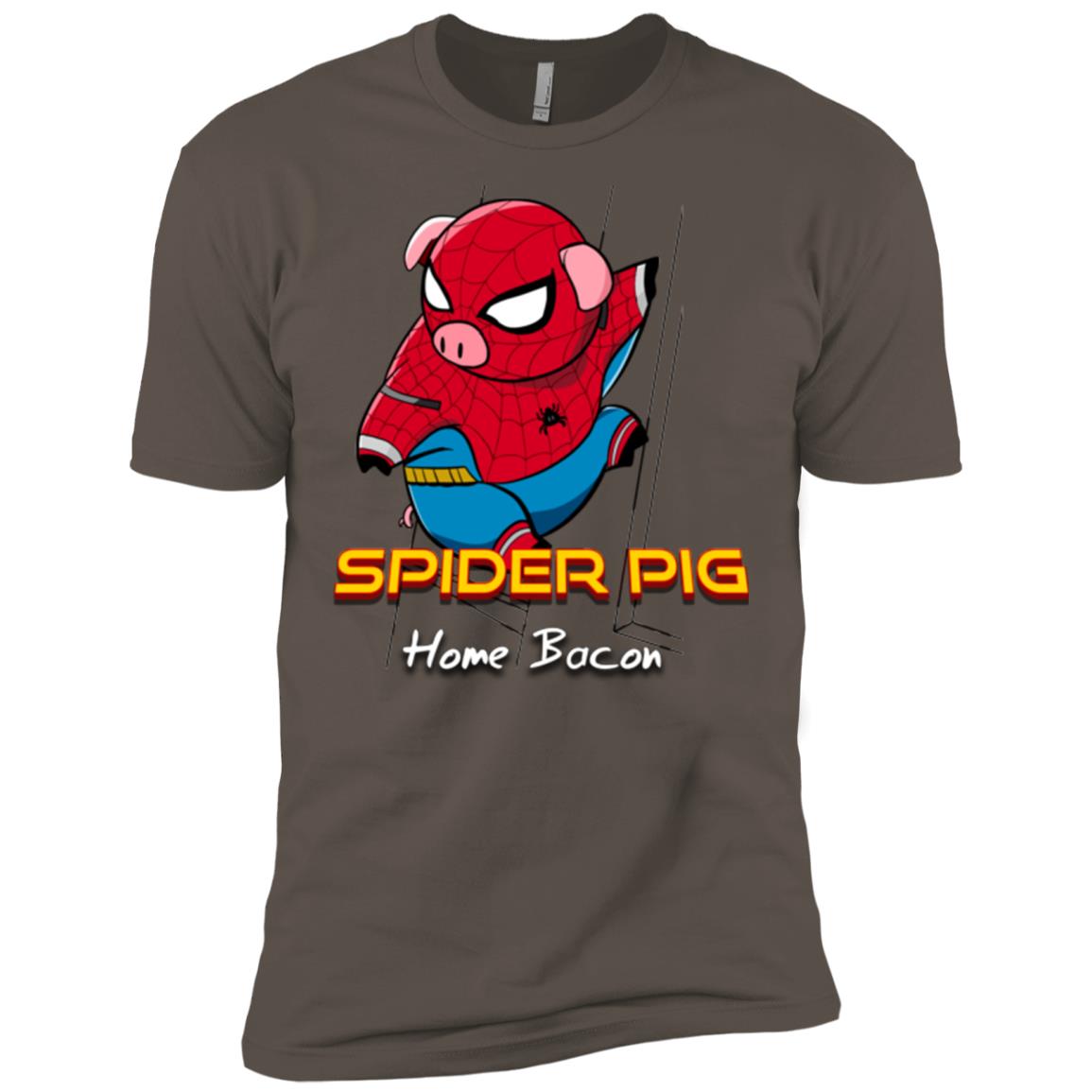 Spider Pig Build Line Men's Premium T-Shirt