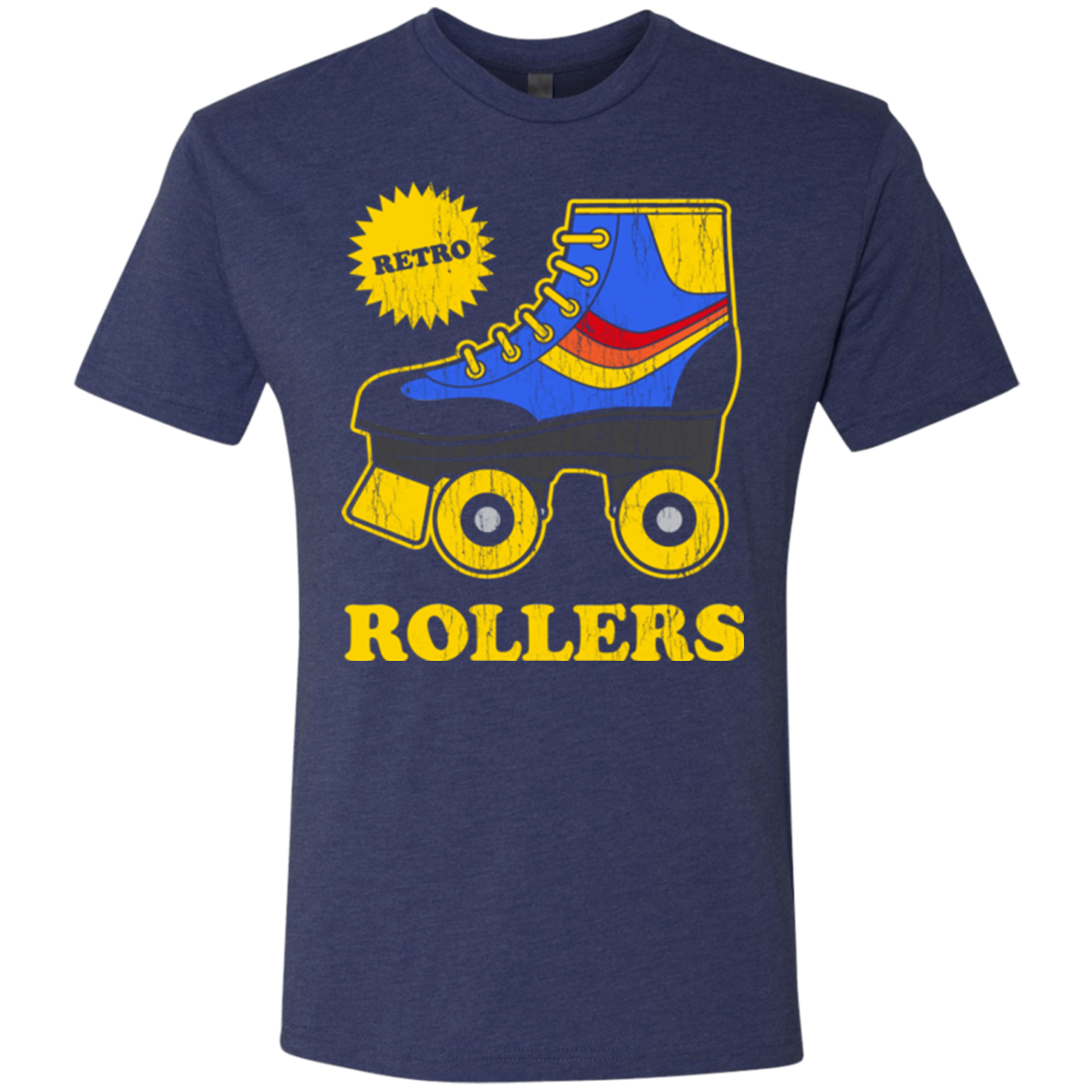 Retro rollers Men's Triblend T-Shirt
