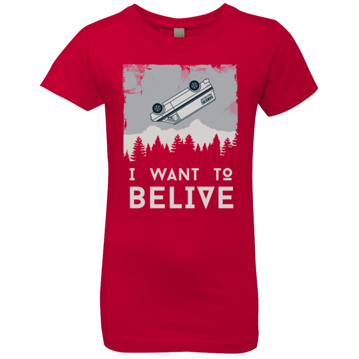 I Want to Believe Girls Premium T-Shirt