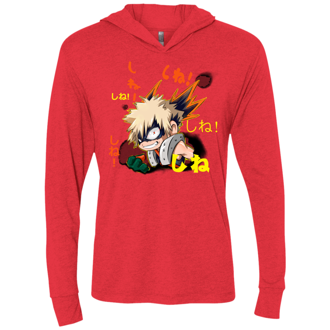 Shine Triblend Long Sleeve Hoodie Tee