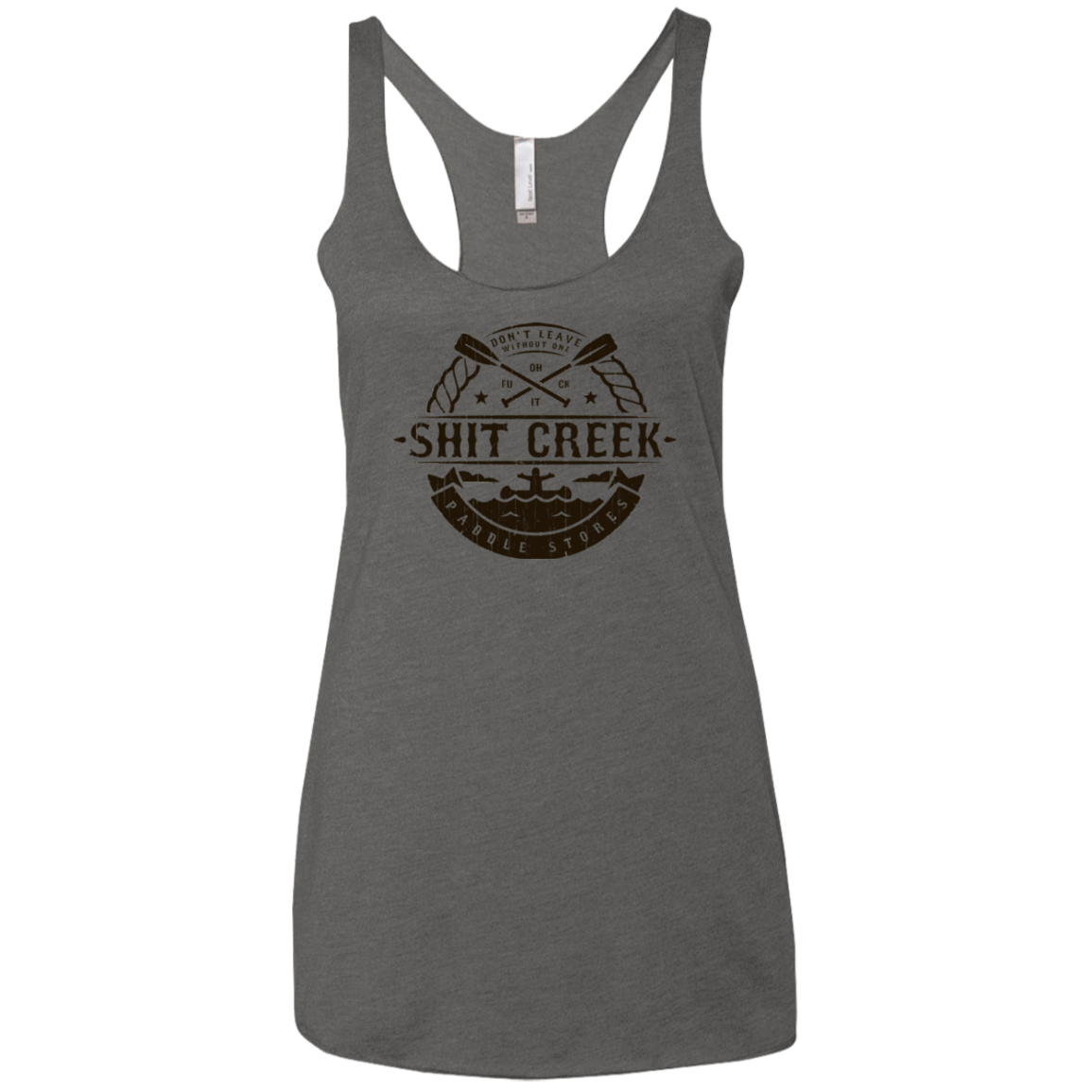 Shit Creek Women's Triblend Racerback Tank