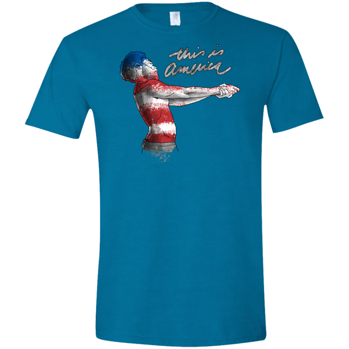 America Men's Semi-Fitted Softstyle