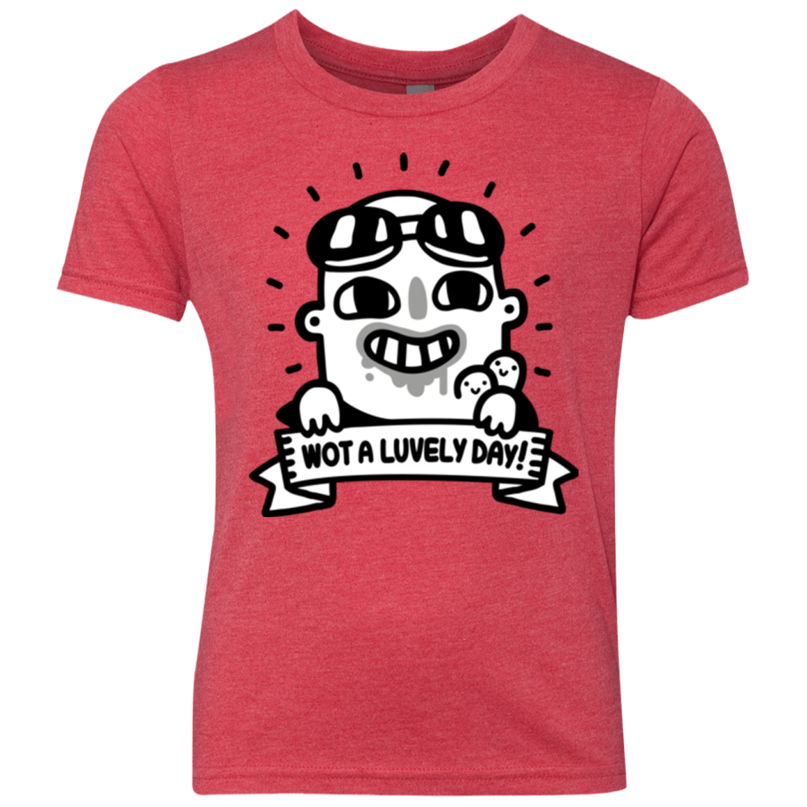 Wot A Luvely Day Youth Triblend T-Shirt