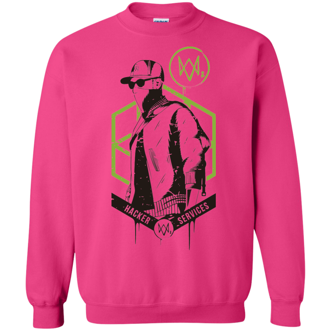Watch Dogs 2 Hacker Services Crewneck Sweatshirt
