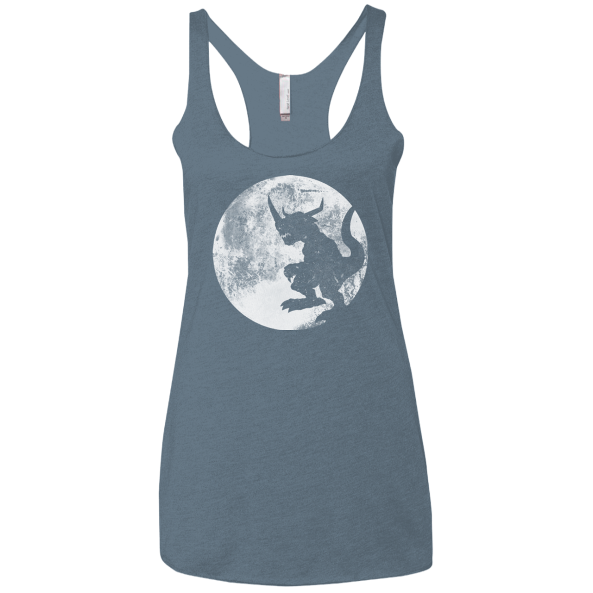 Digimon time Women's Triblend Racerback Tank