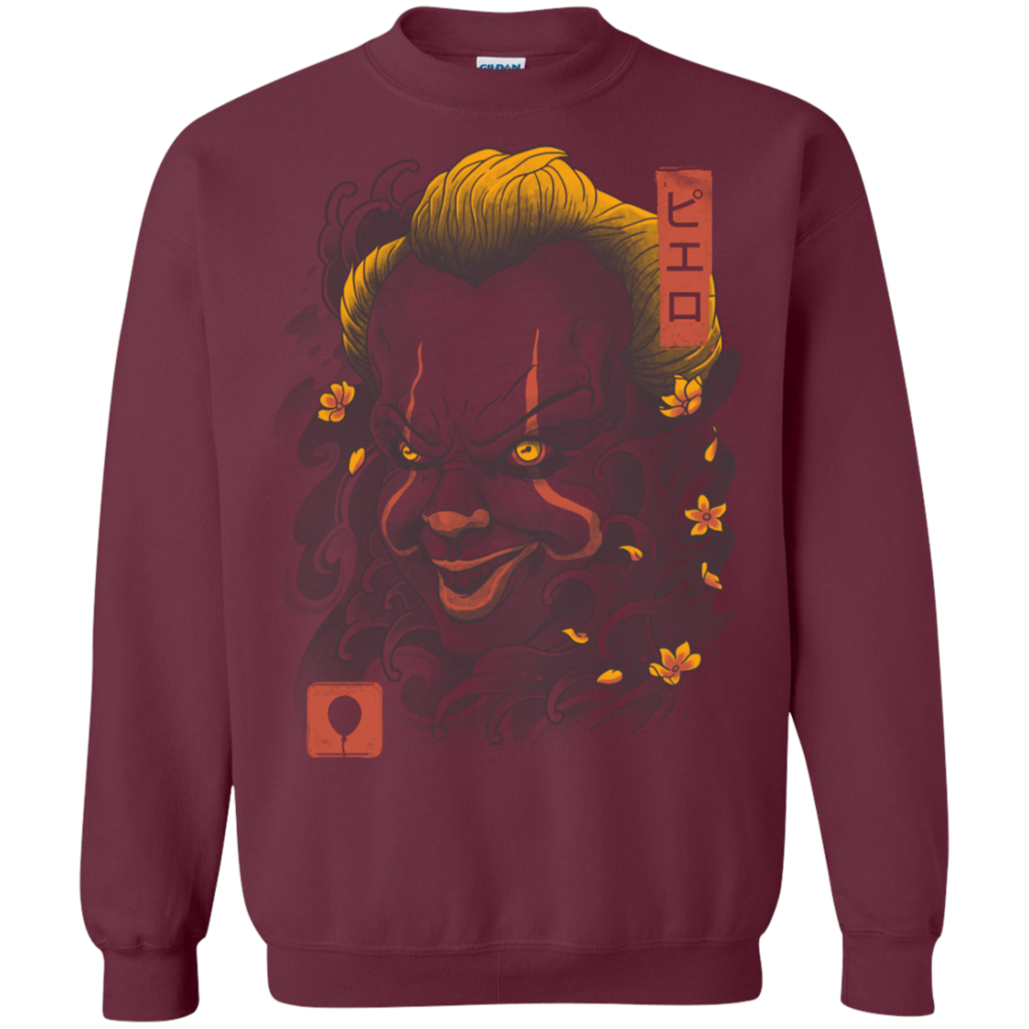 Oni Clown Mask Crewneck Sweatshirt