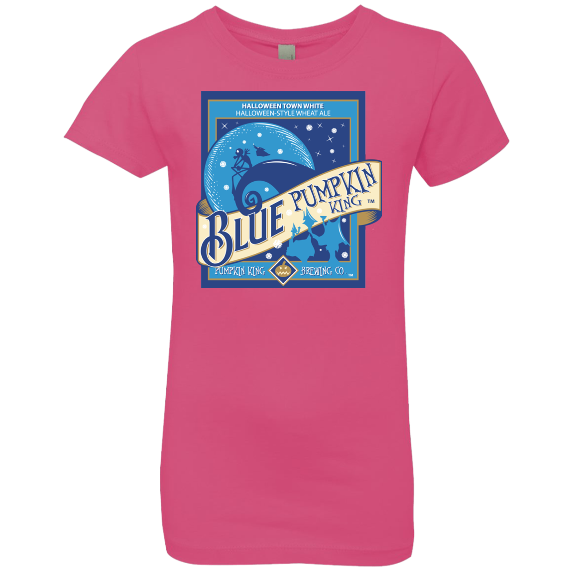Blue Pumpkin King Girls Premium T-Shirt