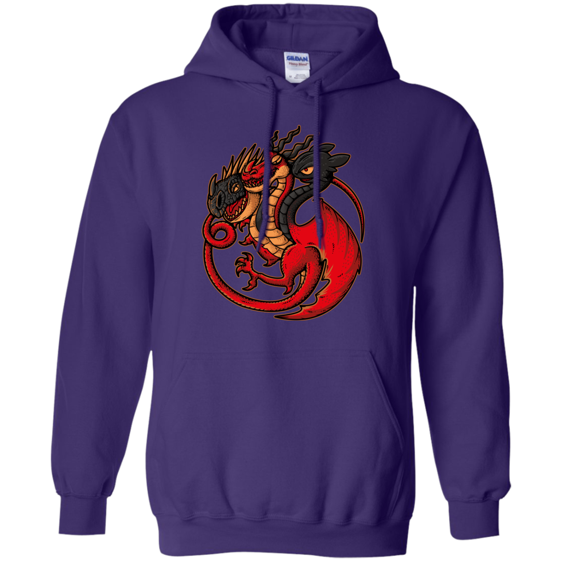 FIRE BLOOD AND TRAINING Pullover Hoodie