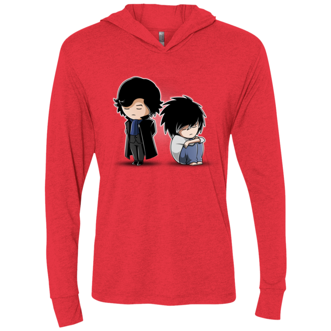 SherLock2 Triblend Long Sleeve Hoodie Tee