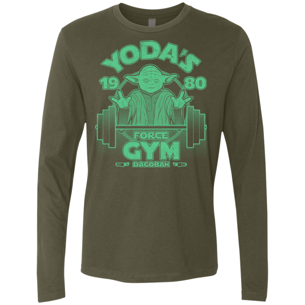 Dagobah Gym Men's Premium Long Sleeve