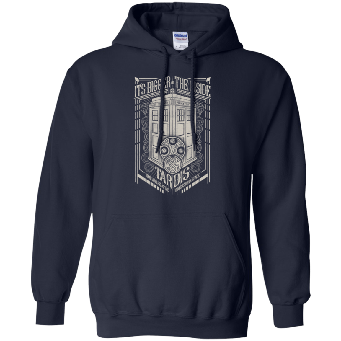 The Vintage Series - It's Bigger on The Inside Pullover Hoodie