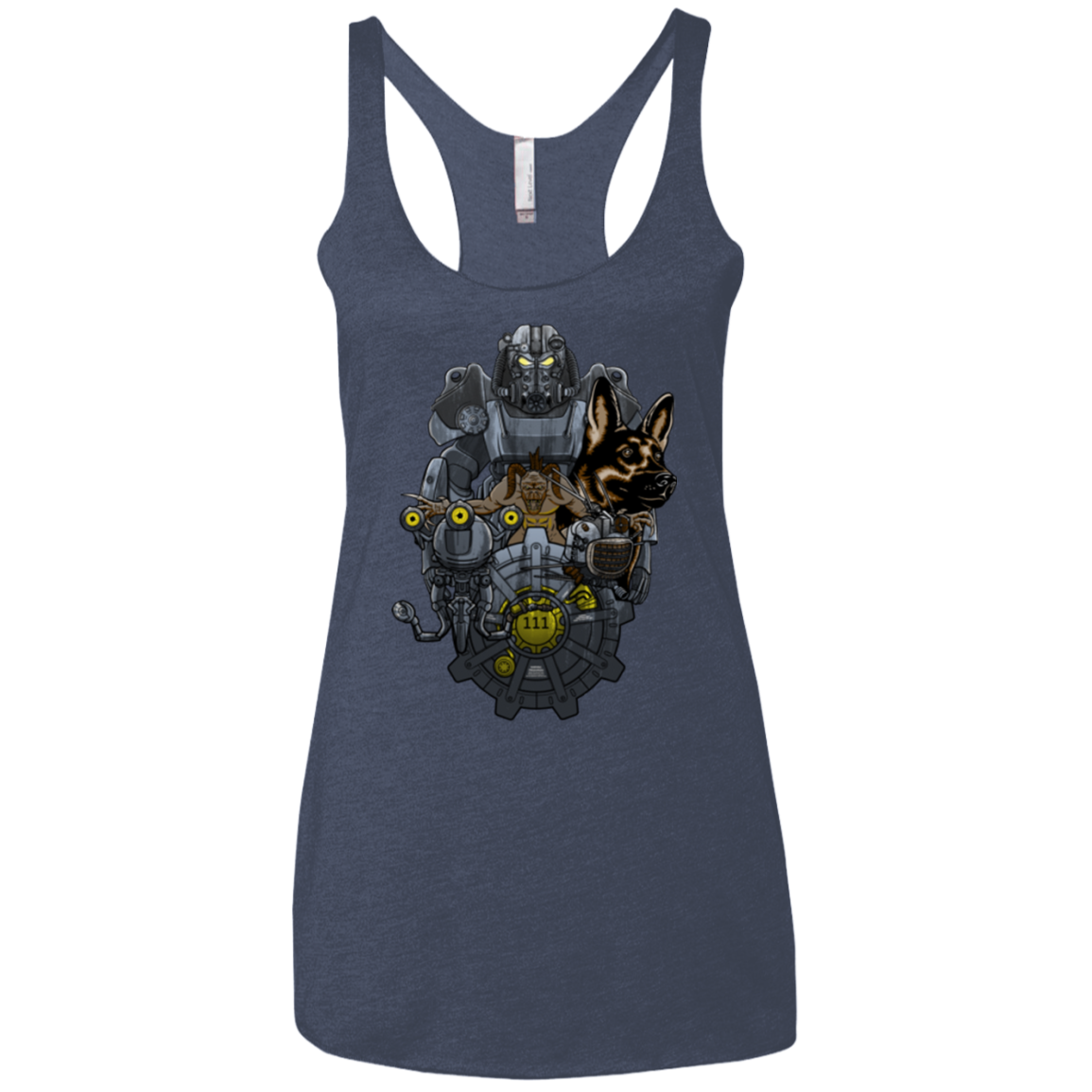 Welcome home Women's Triblend Racerback Tank