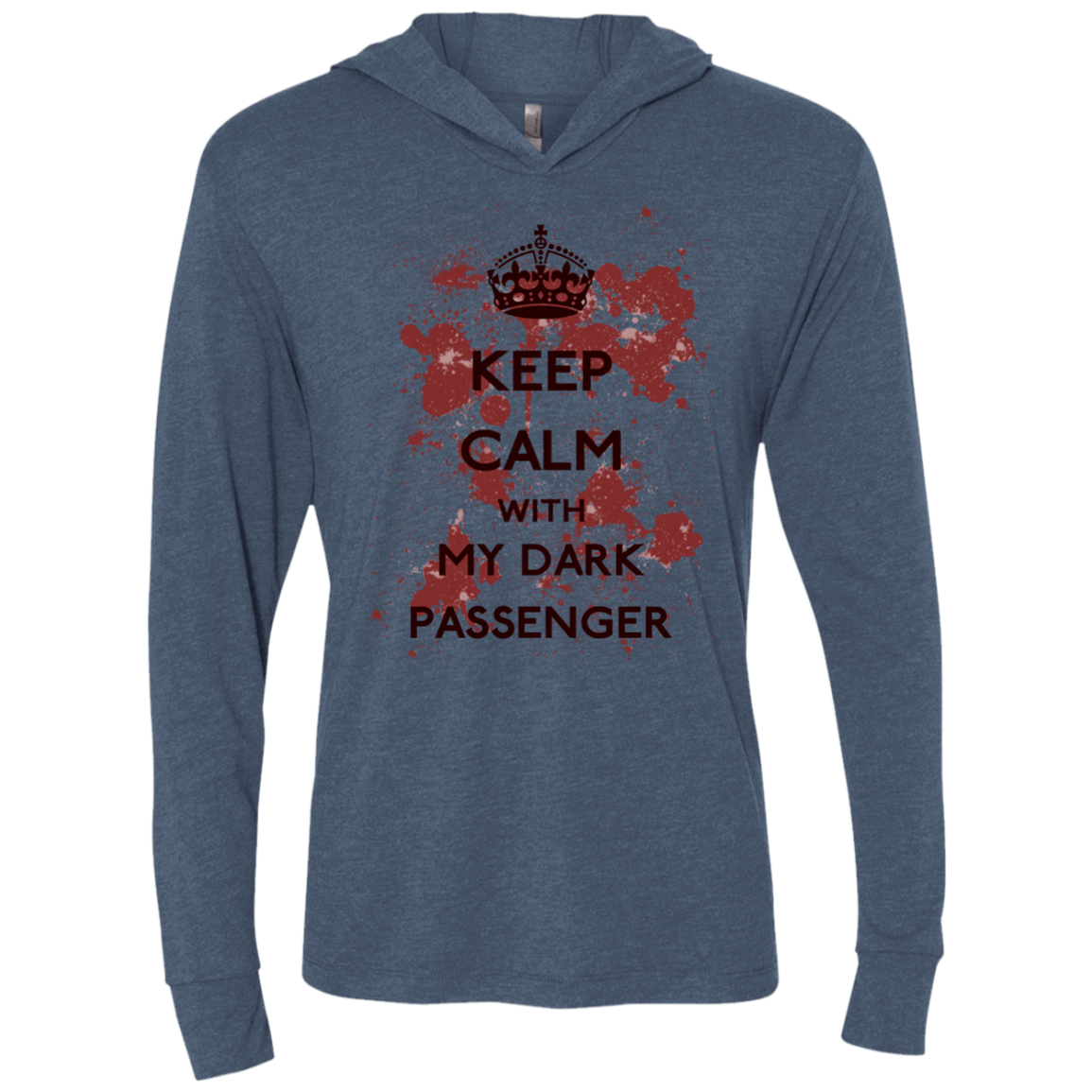 Keep passenger Triblend Long Sleeve Hoodie Tee