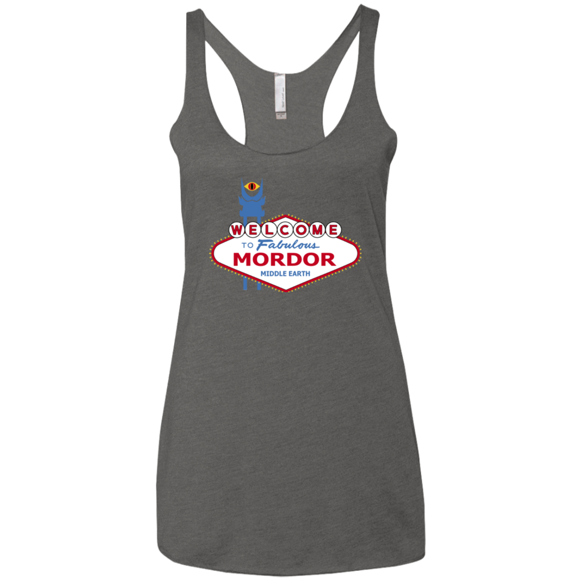 Viva Mordor Women's Triblend Racerback Tank