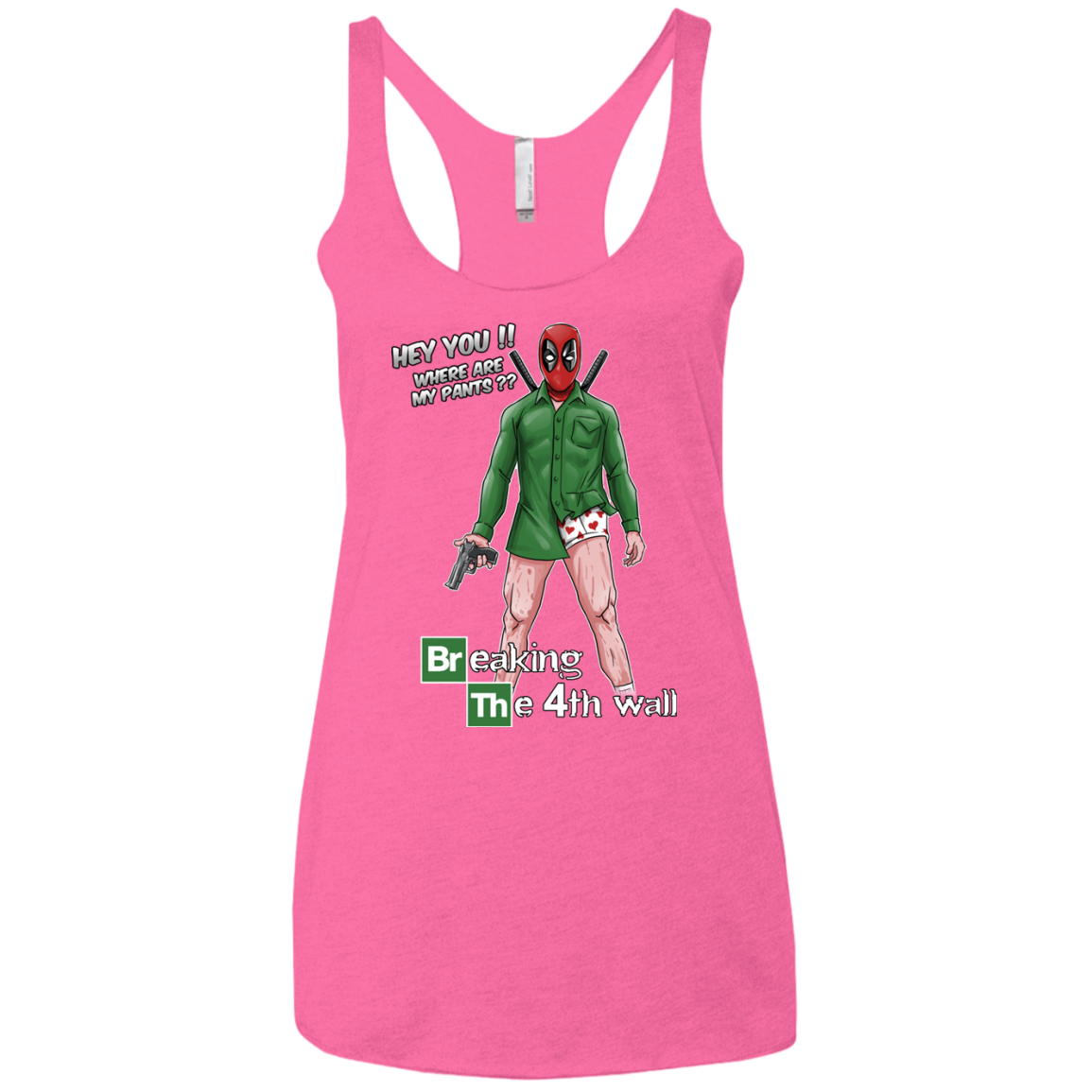 Breaking the 4th Wall Women's Triblend Racerback Tank