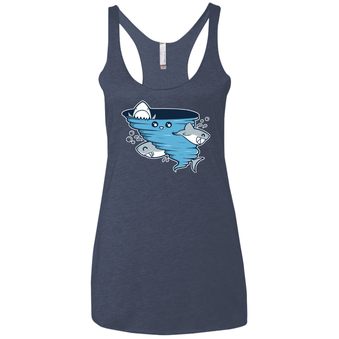 Cutenado Women's Triblend Racerback Tank