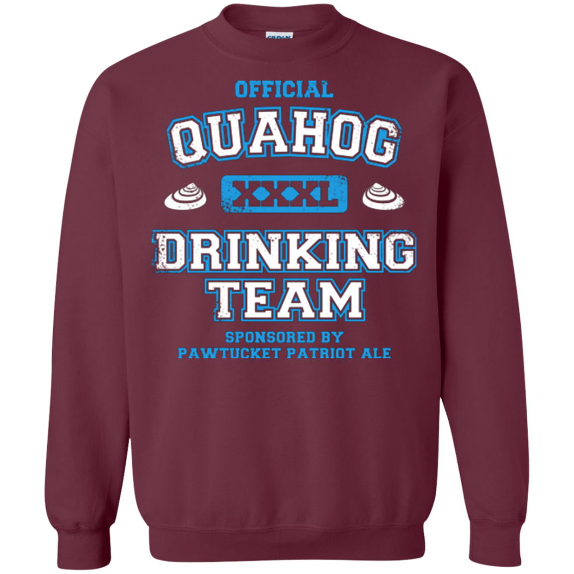 Quahog Drinking Team Crewneck Sweatshirt