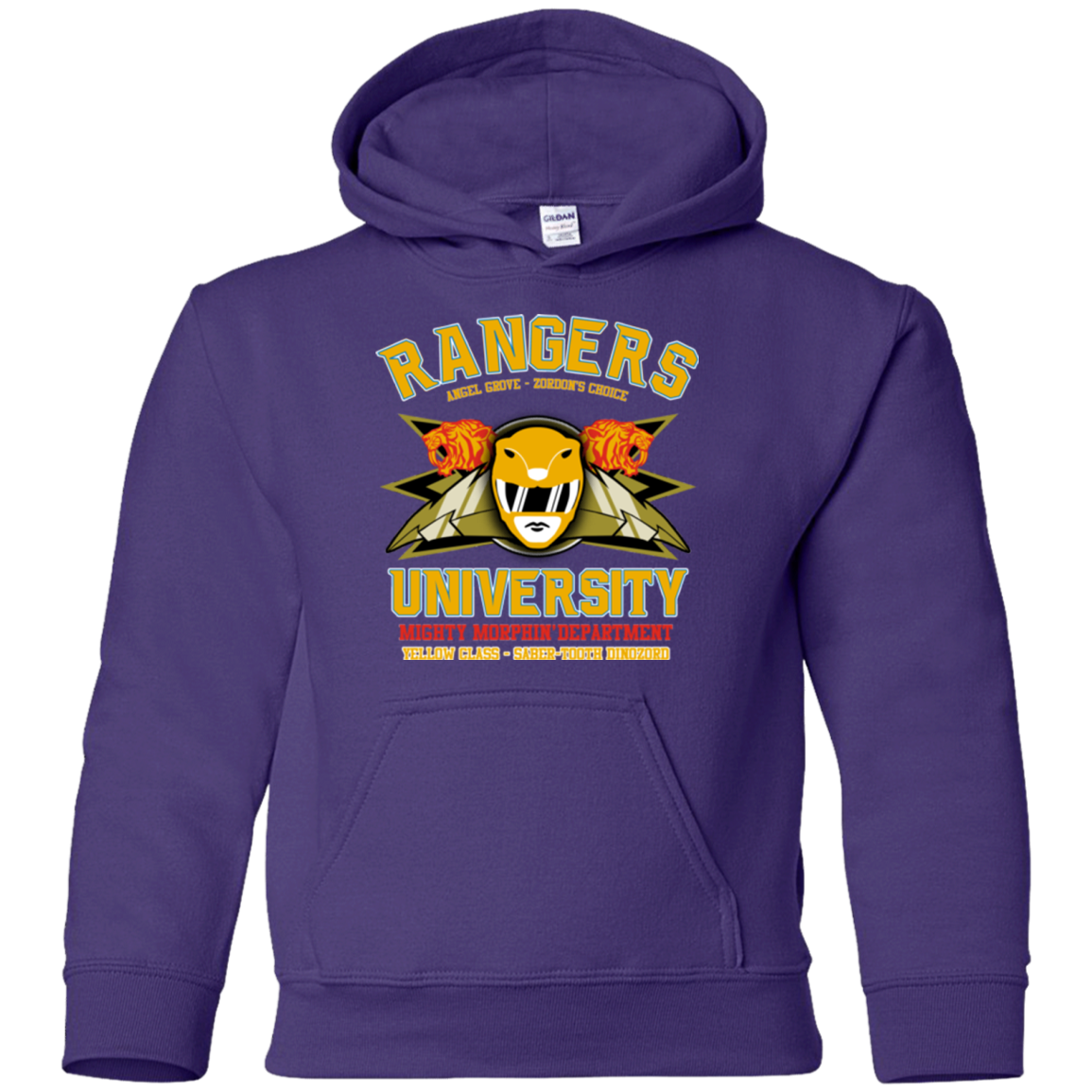 Rangers U Yellow Ranger Youth Hoodie