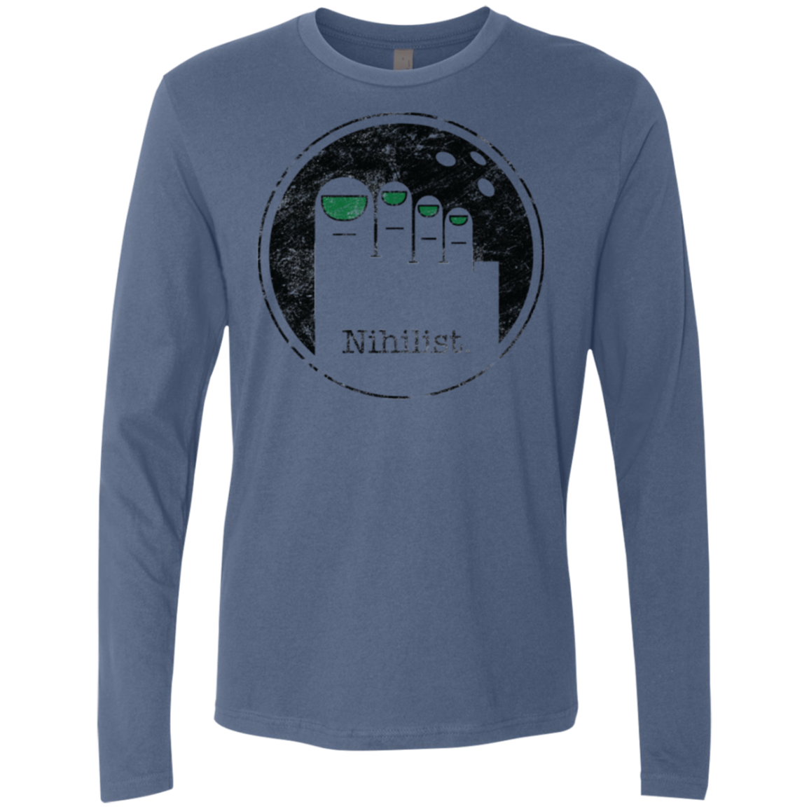 Minimalist Nihilist Men's Premium Long Sleeve