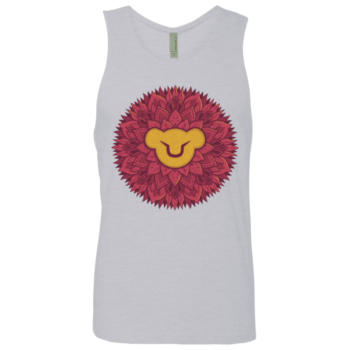 Leaf Mane Mandala Men's Premium Tank Top