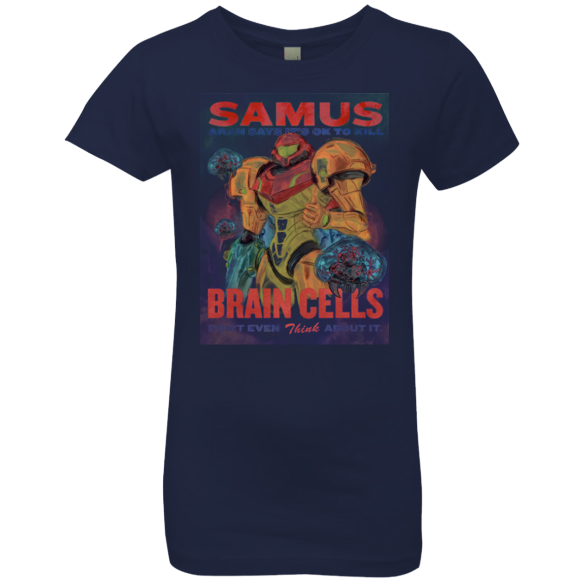 Samus Aran Propaganda Girls Premium T-Shirt