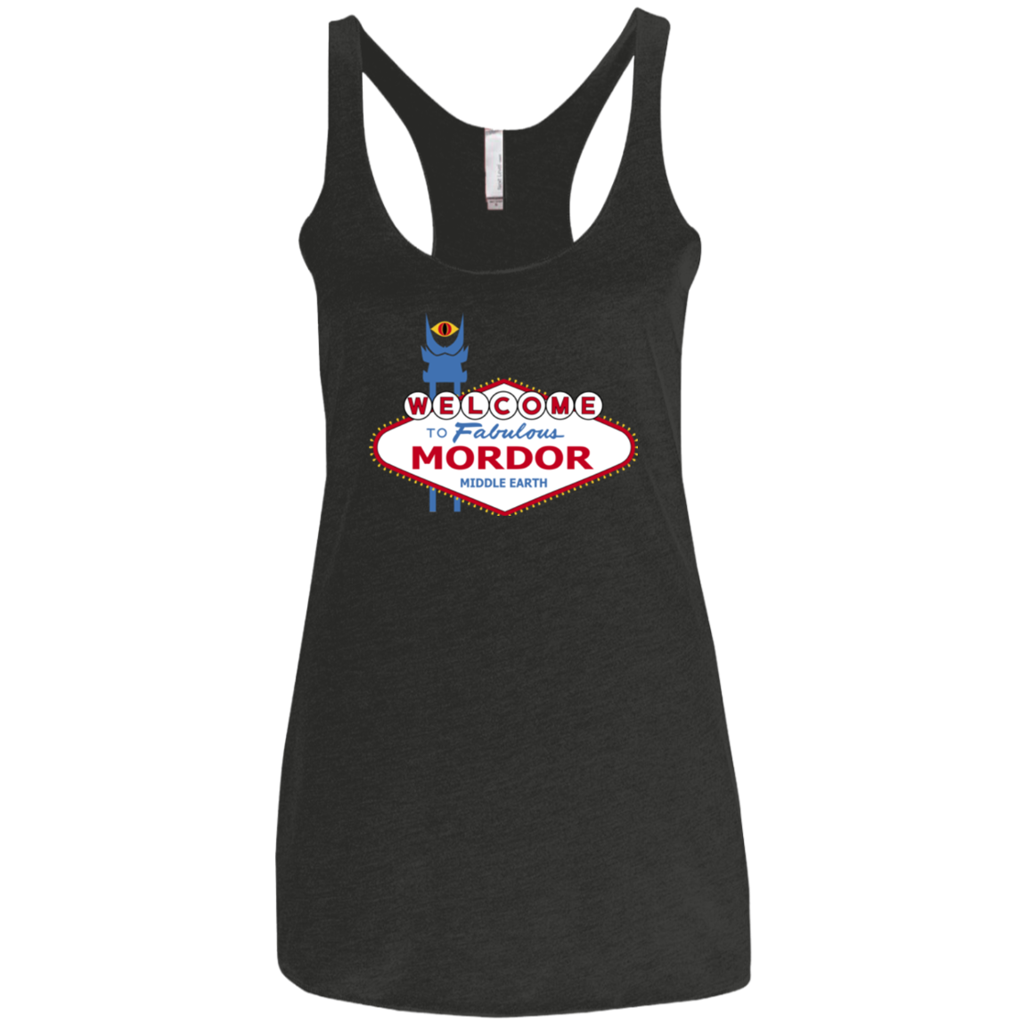 Viva Mordor Women's Triblend Racerback Tank