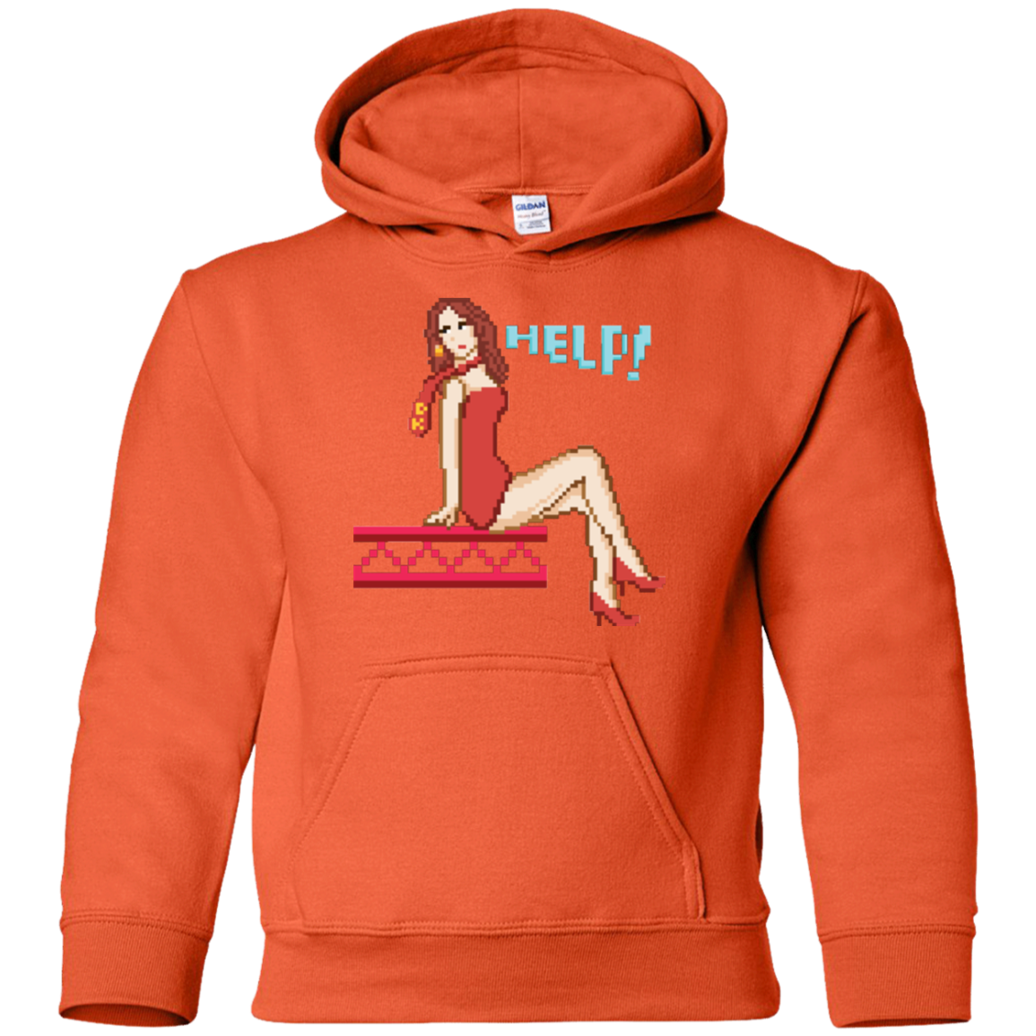 Pixel Pinup Pauline Youth Hoodie