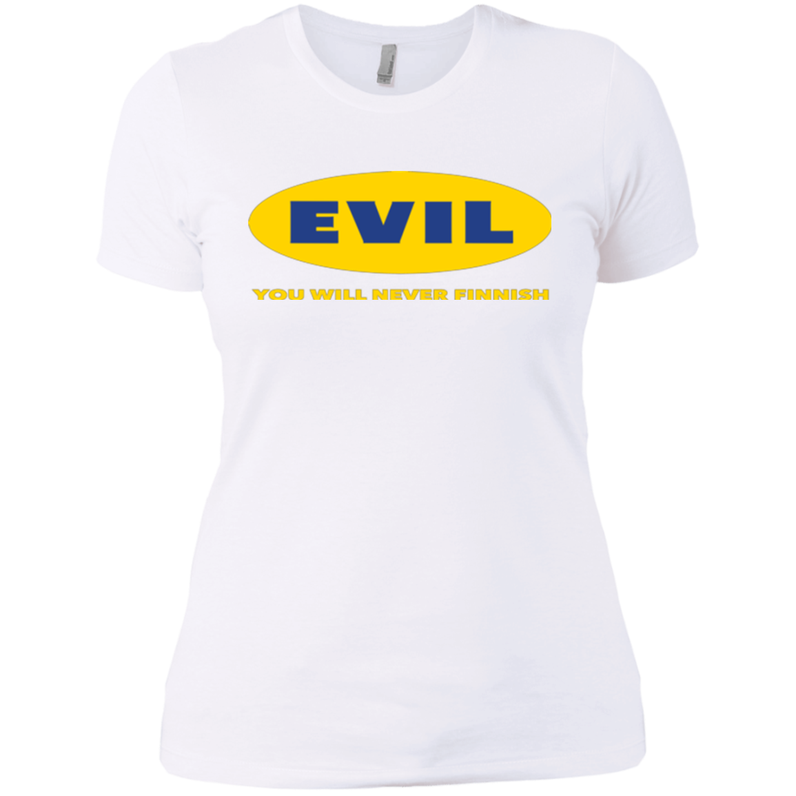 EVIL Never Finnish Women's Premium T-Shirt