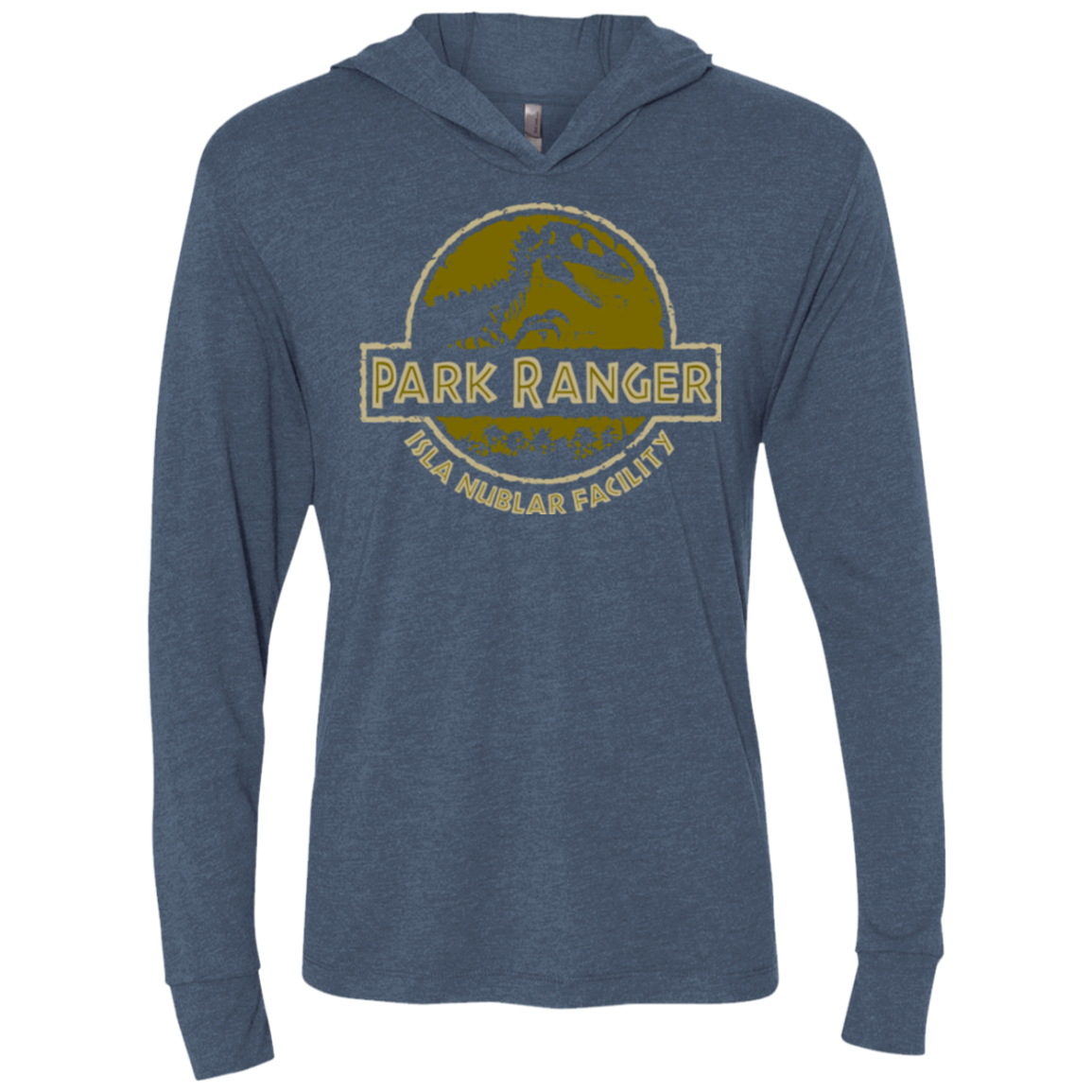 Parks and Rex Triblend Long Sleeve Hoodie Tee