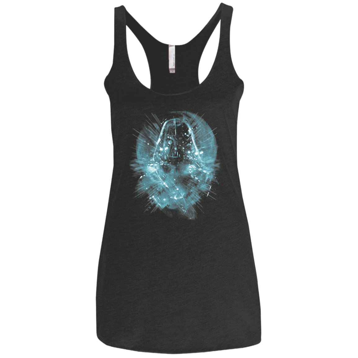 Nefarious Nebula blue ink Women's Triblend Racerback Tank